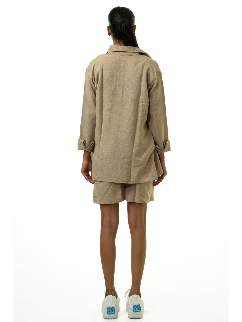 Burkley Beige Luxe Co-ord Set