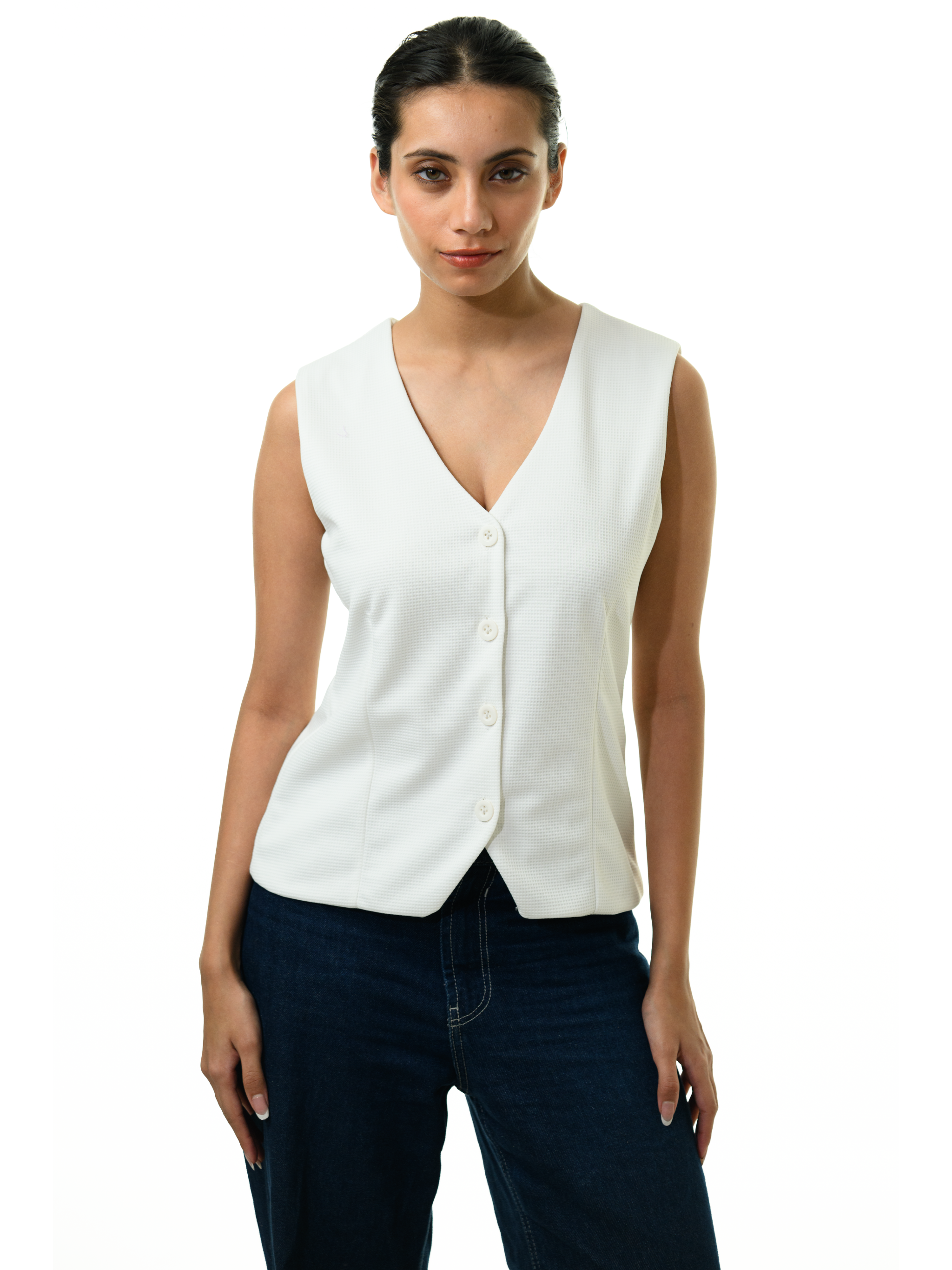 Cloud Nine Sleep Tank - White