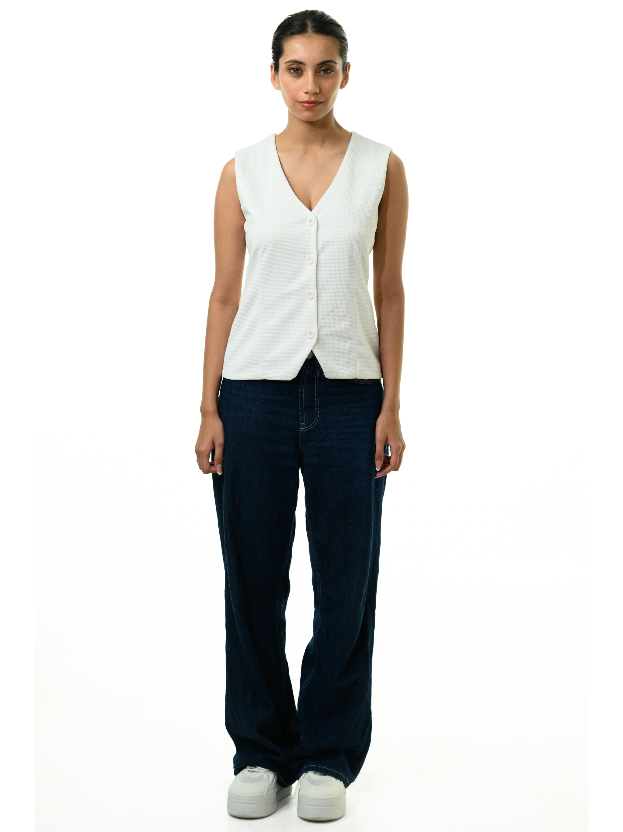 Cloud Nine Sleep Tank - White