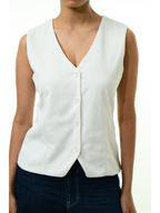 Cloud Nine Sleep Tank - White