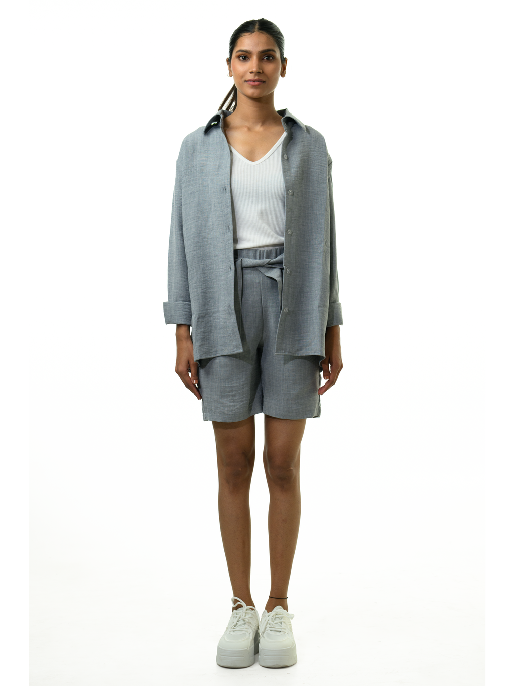 Burkley Grey Luxe Co-ord Set