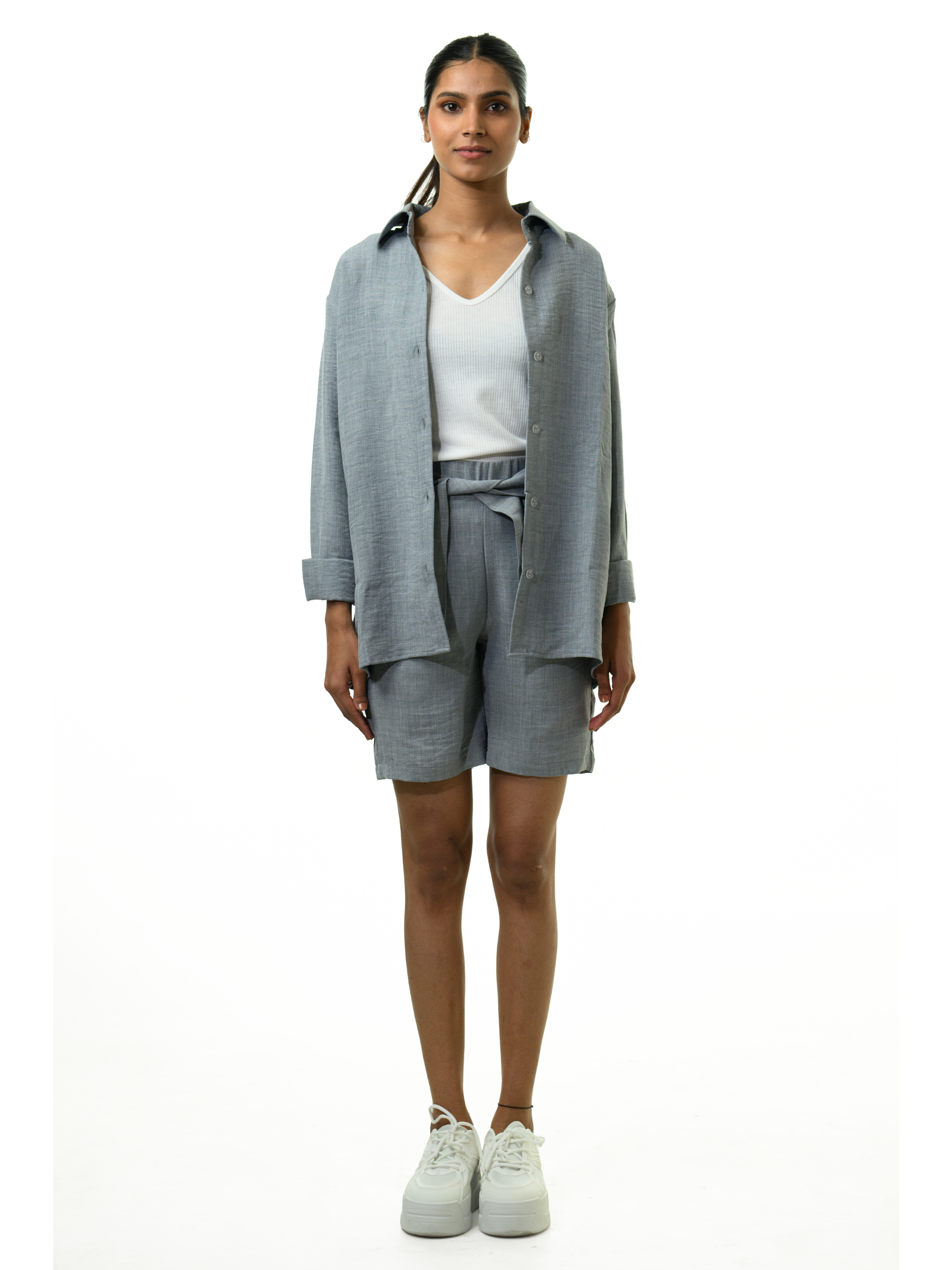 Burkley Grey Luxe Co-ord Set