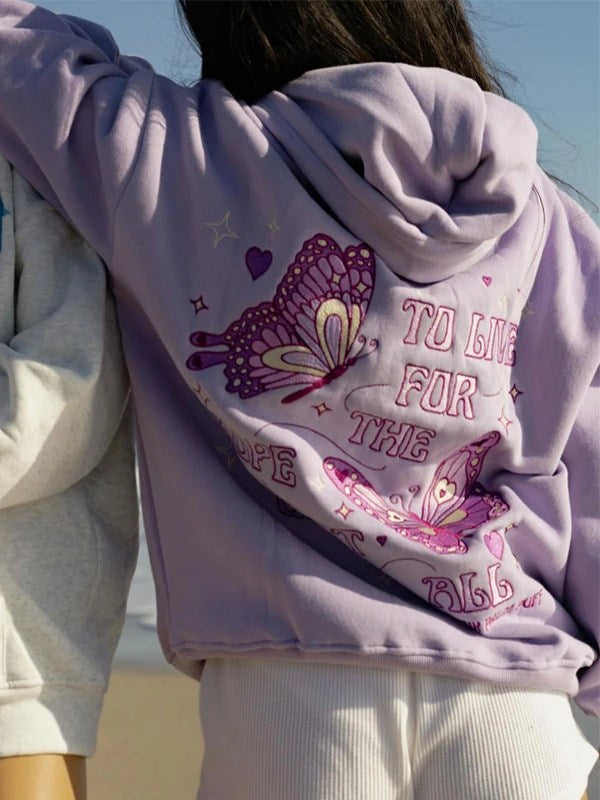 Pink Palm Puff To Live For The Hope Of It All Hoodie